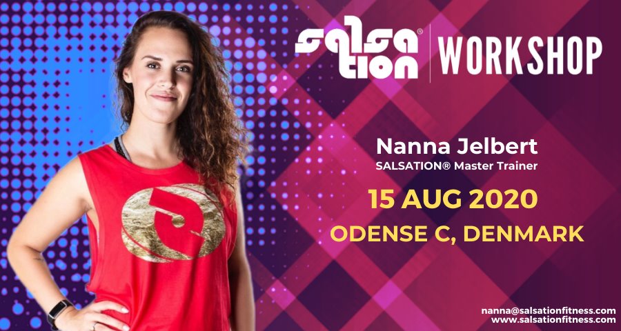 Salsation® Workshop with Nanna in Odense C, Denmark