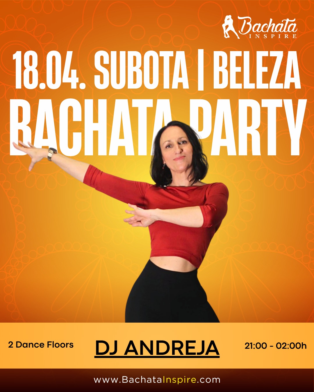 ✅ Bachata Party Subota 18.04. Beleza Bar 🔥