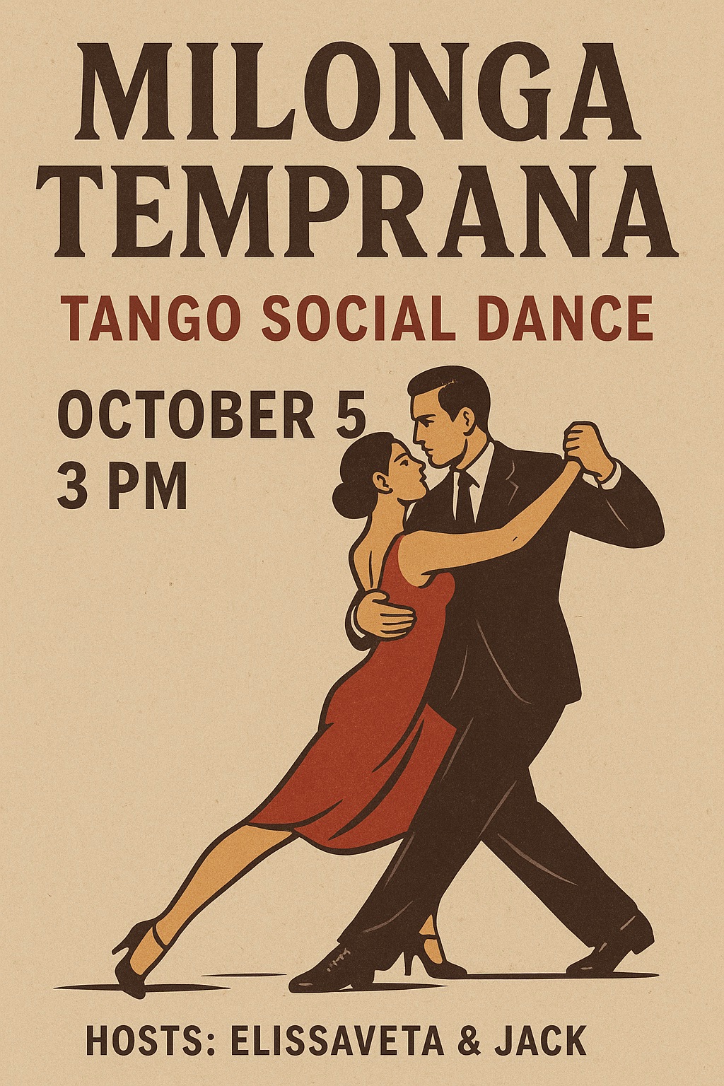 MILONGA TEMPRANA - starts@3pm