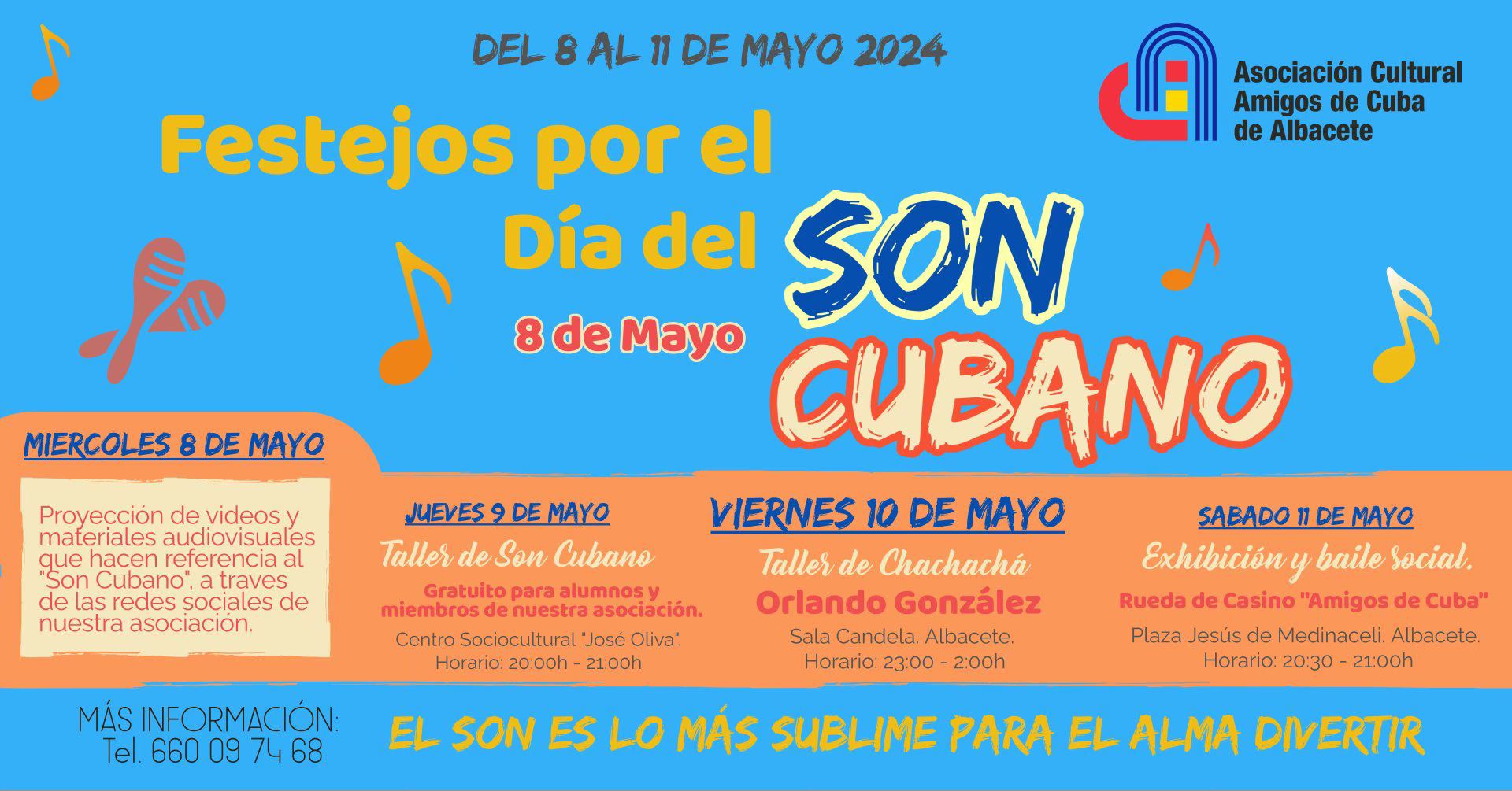 Festejos por el Día del Son Cubano en Albacete.