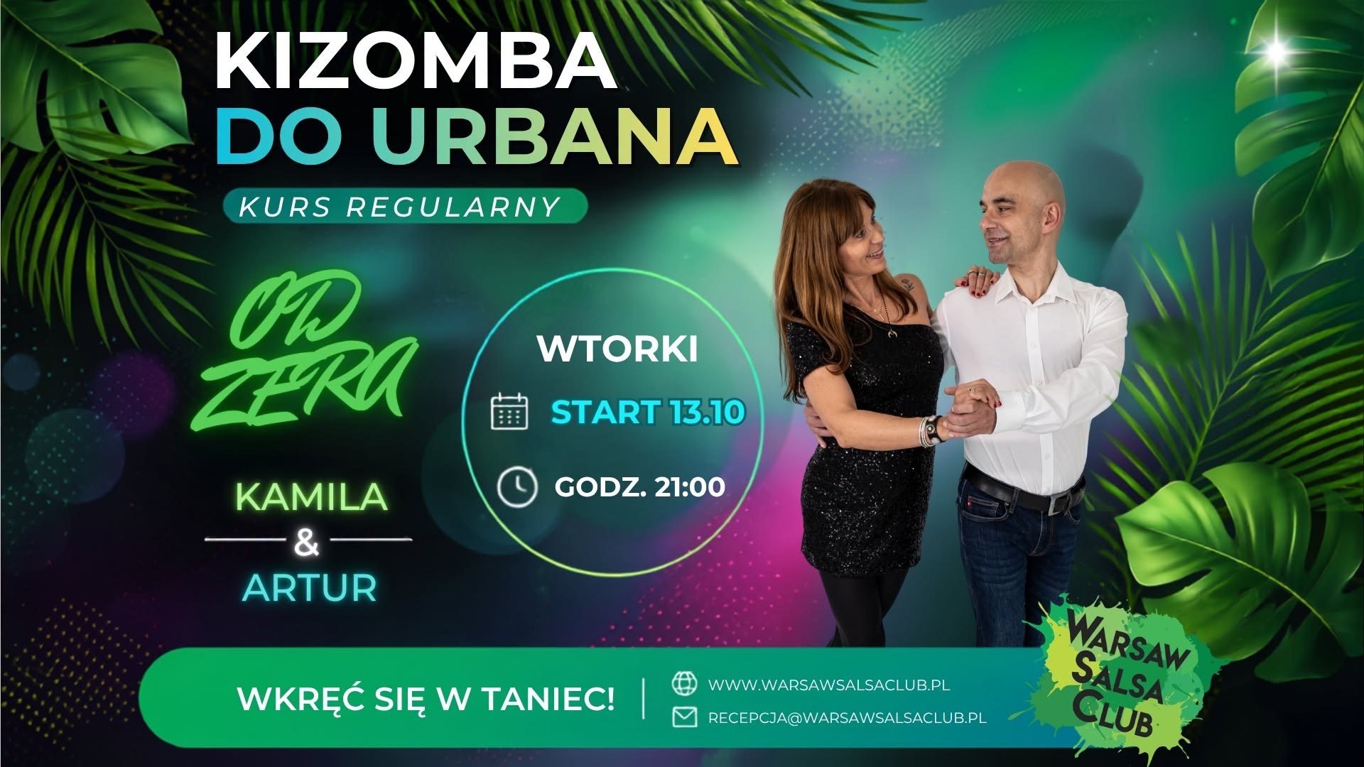 Kizomba do Urbana od podstaw z Kamilą i Arturem