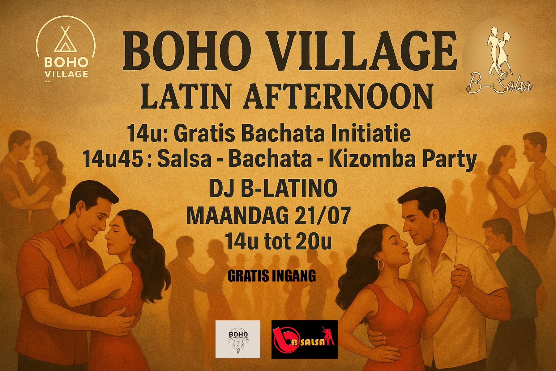 BOHO VILLAGE LATIN AFTERNOON - by B-SALSA (indoor)