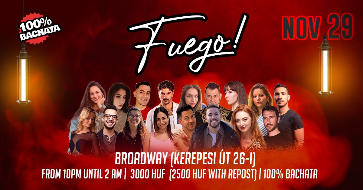 Fuego! Bachata Party Budapest!