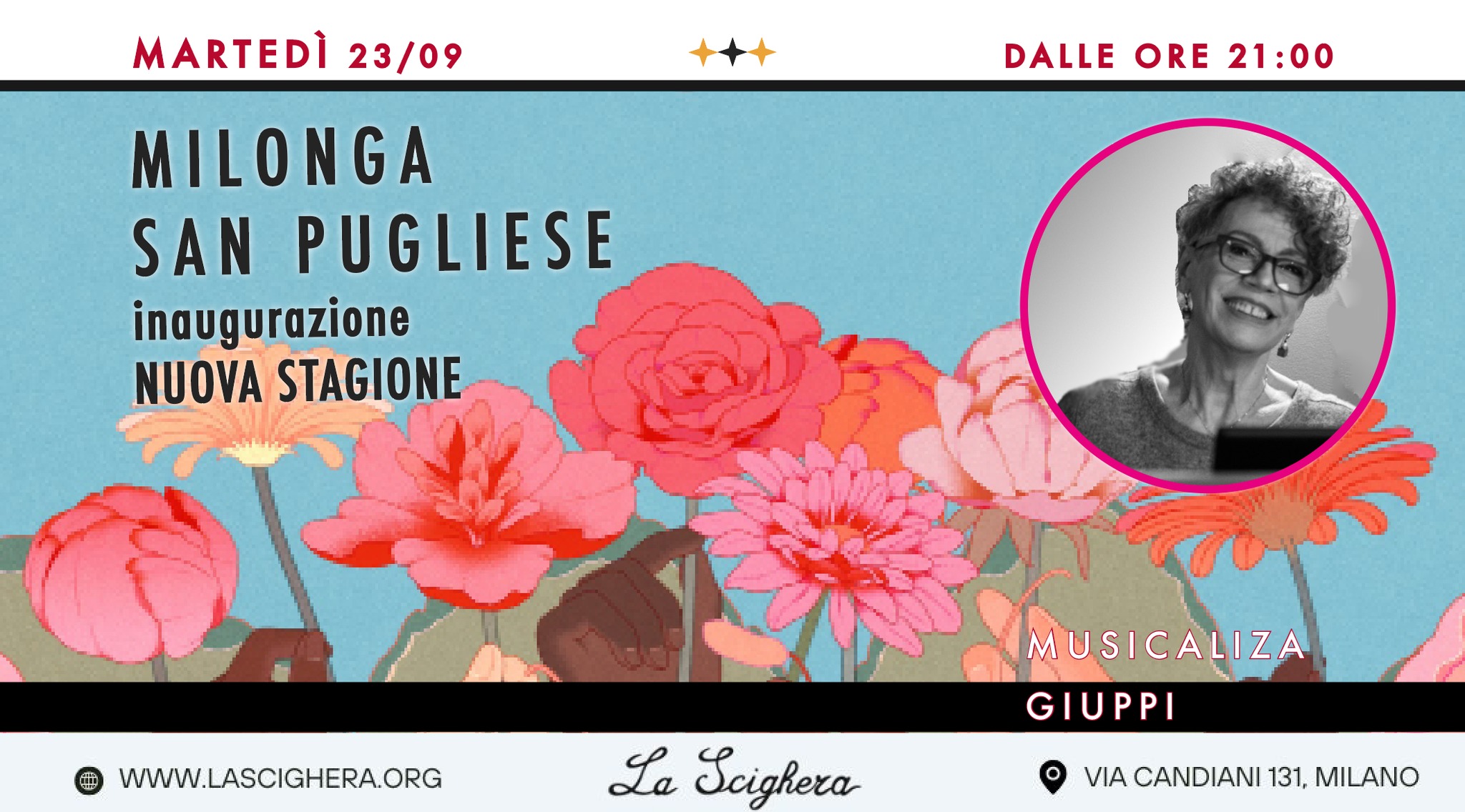 Milonga San Pugliese - inaugurazione Stagione - musicaliza Giuppi
