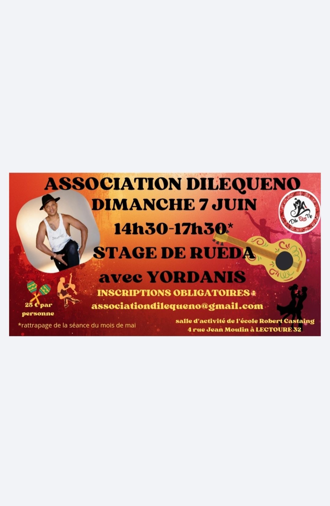 STAGE DE RUEDA AVEC YORDANIS