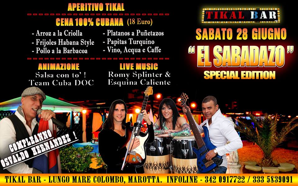 SPECIAL "SABADAZO LATINO" !!!