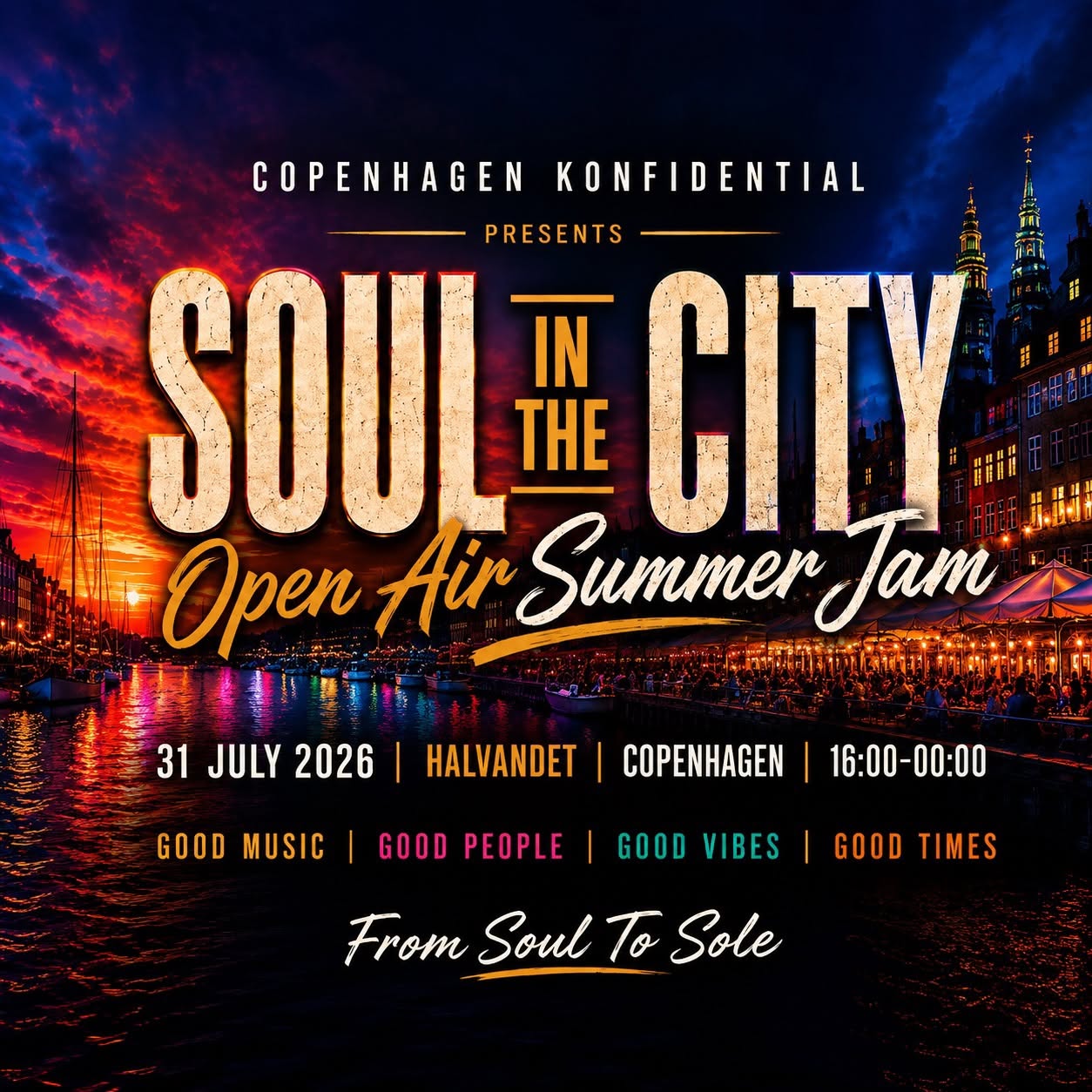 Soul In The City Open Air Summer Jam ‘26