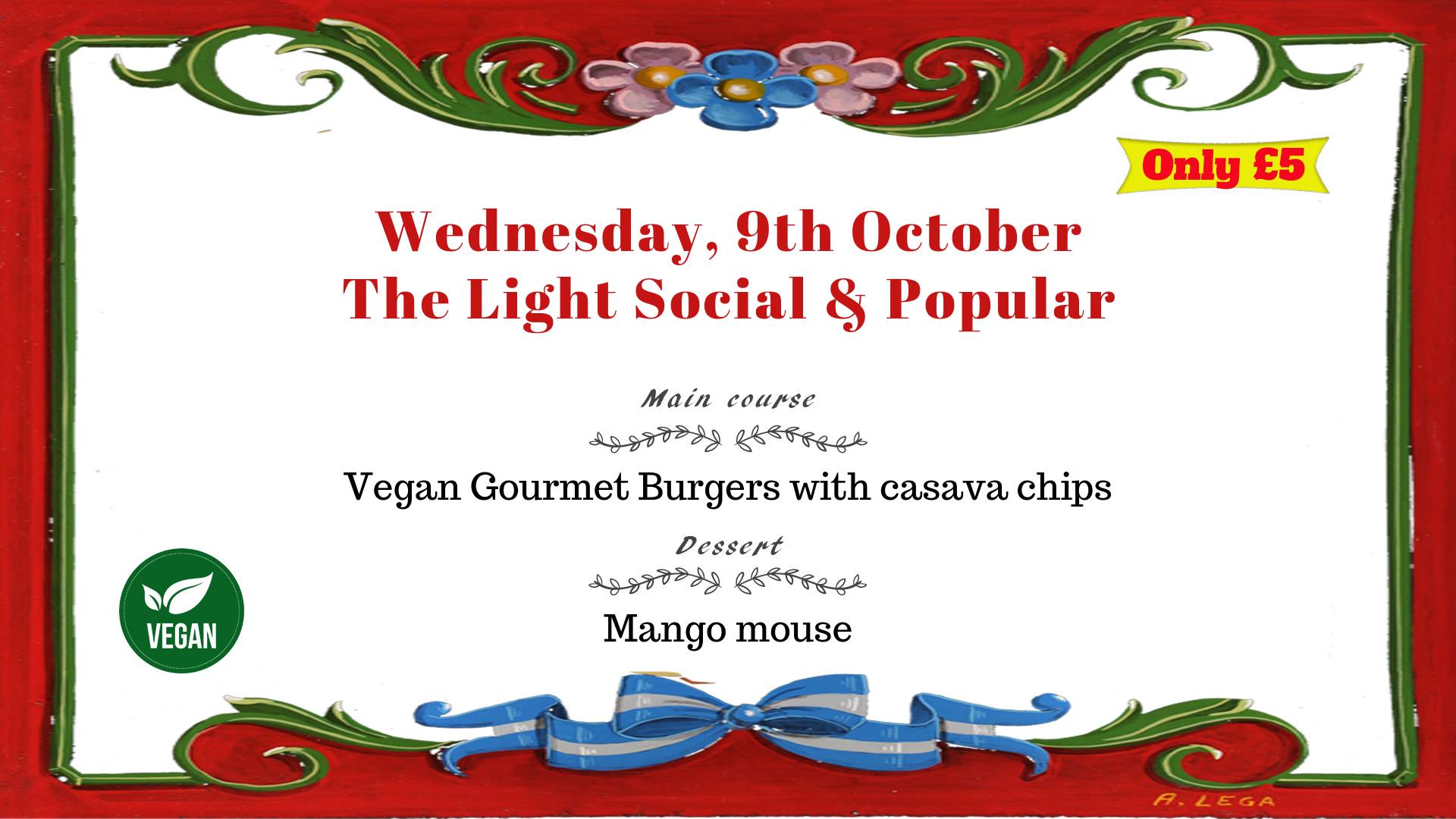 The Light Social & Popular Menu Edition 54th