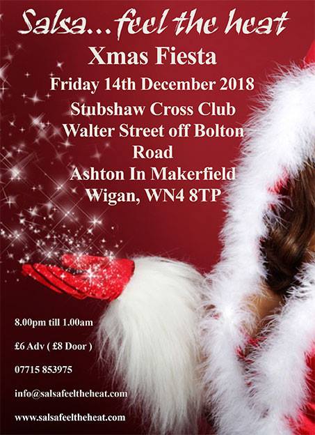 Salsa feel the heat Xmas Party Night
