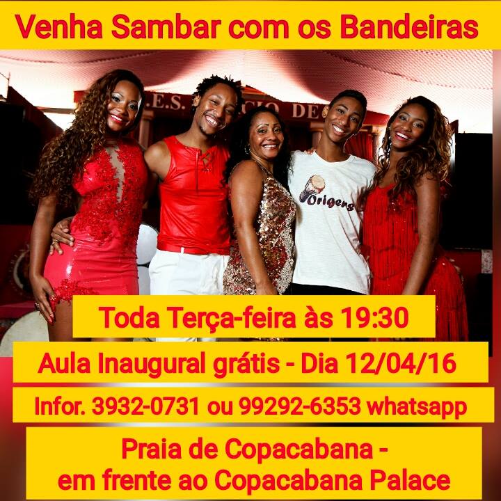 Aula de Samba no Pé com os Bandeiras