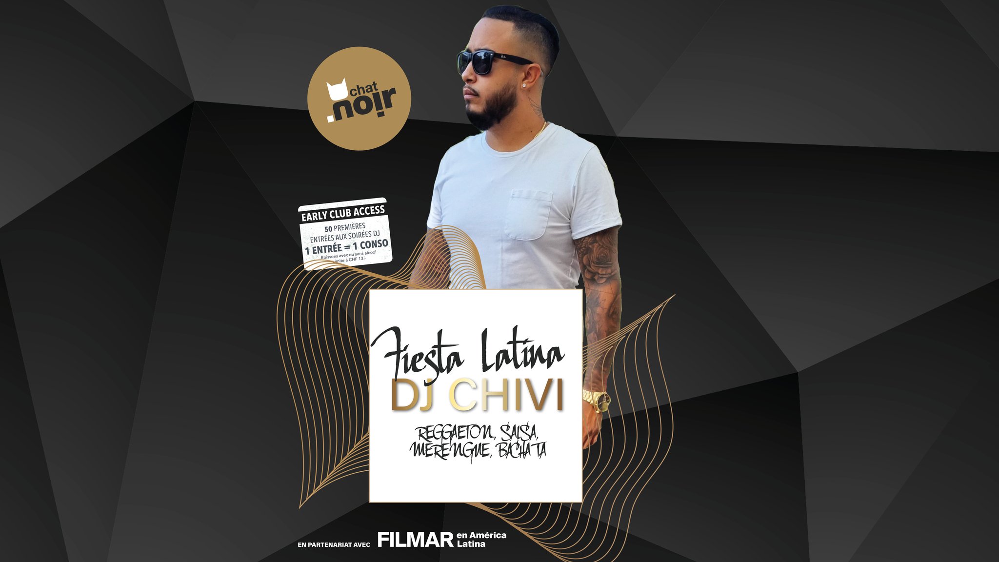FIESTA LATINA l DJ CHIVI x FILMAR • CLUB • Chat Noir Carouge