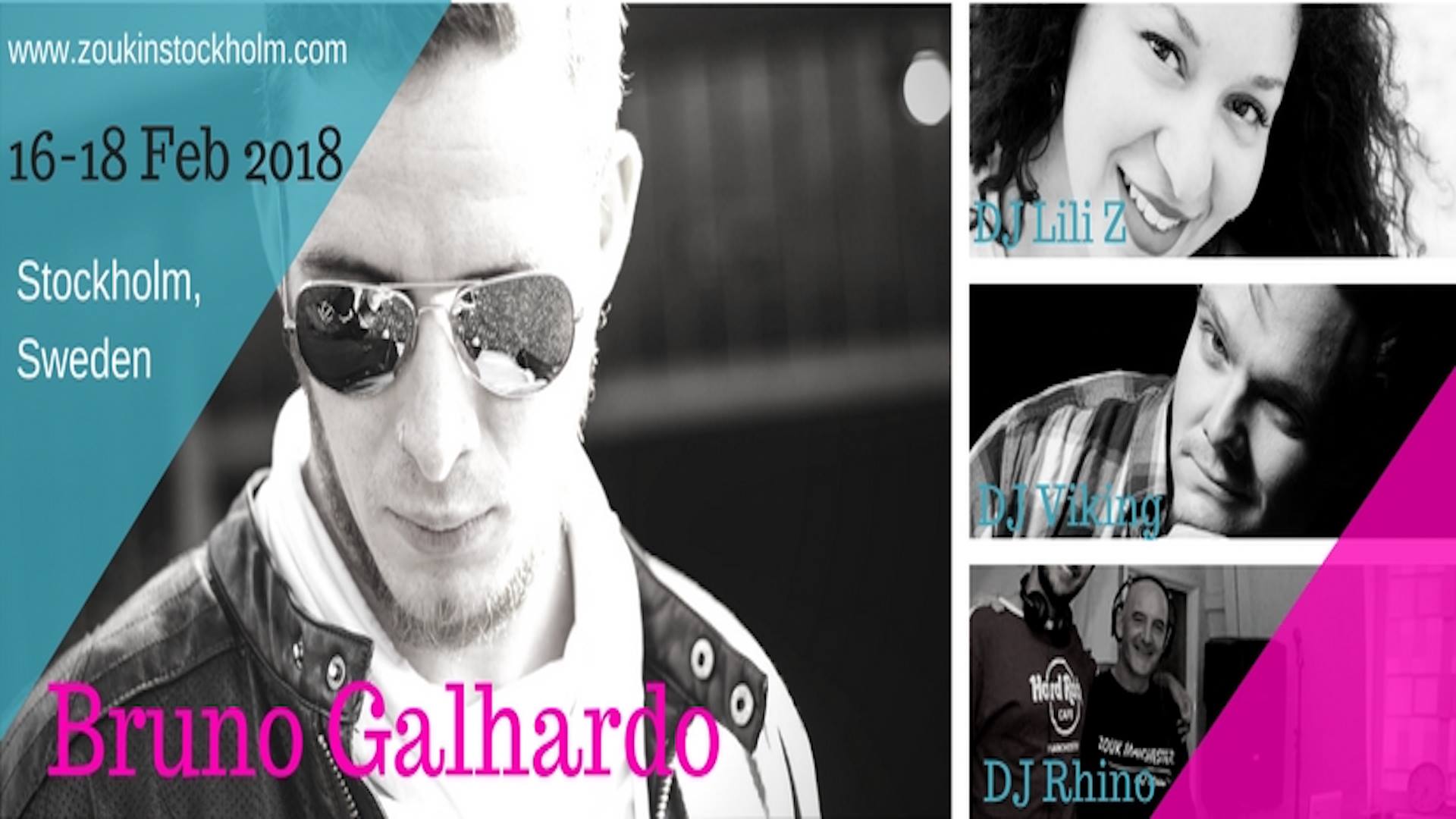 Bruno Galhardo Zouk Workshops and Parties in Stockholm