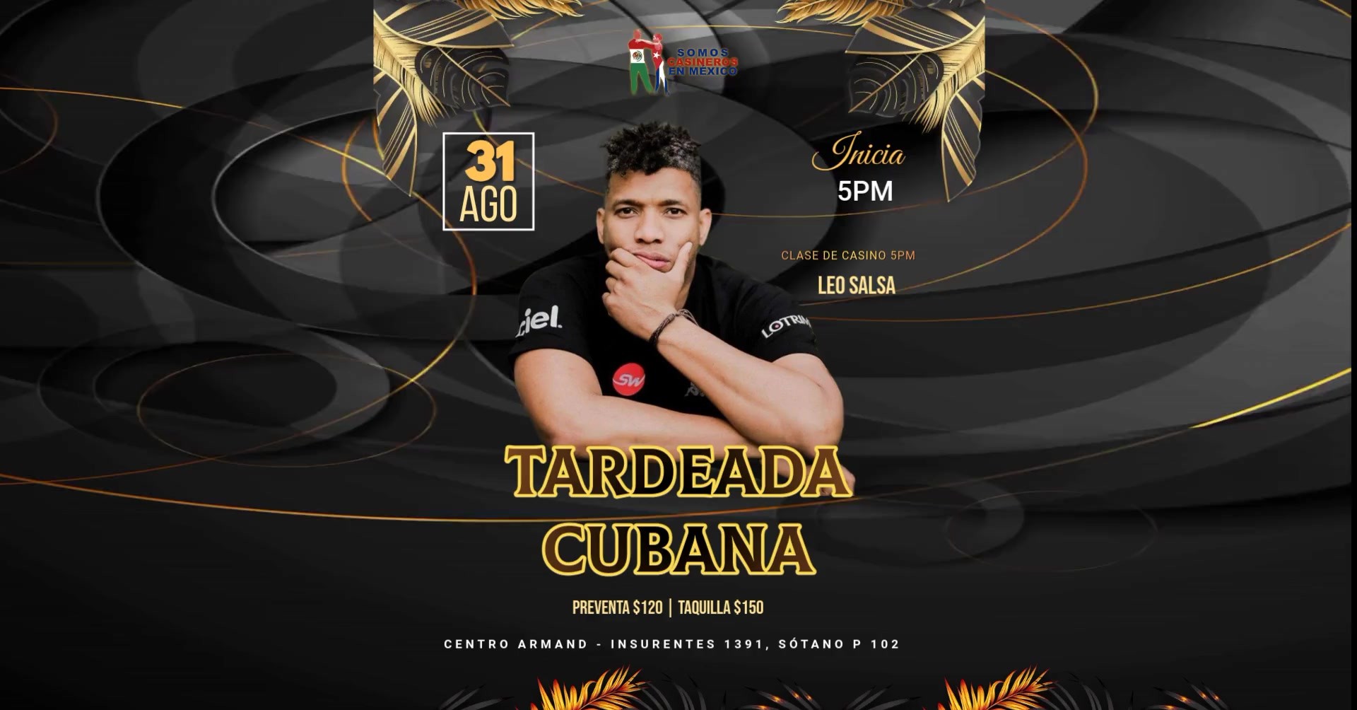 Tardeada Cubana 31 de agosto