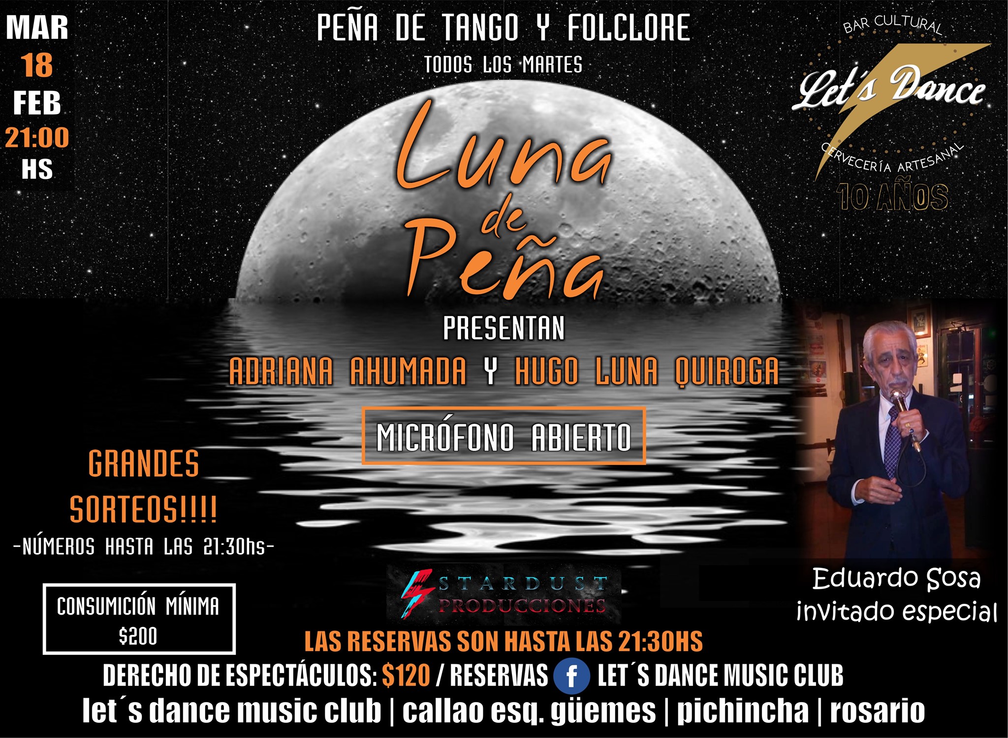 Luna de Peña - Martes de Tango y Folclore