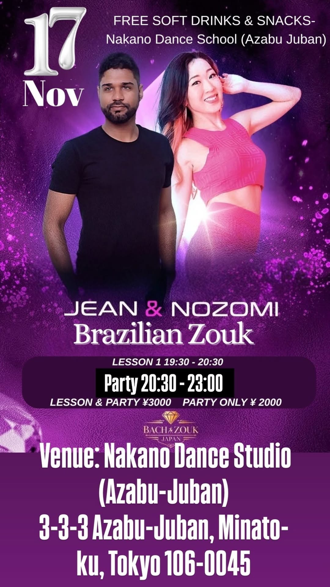 Brazilian Zouk With Jean Machado & Nozomi