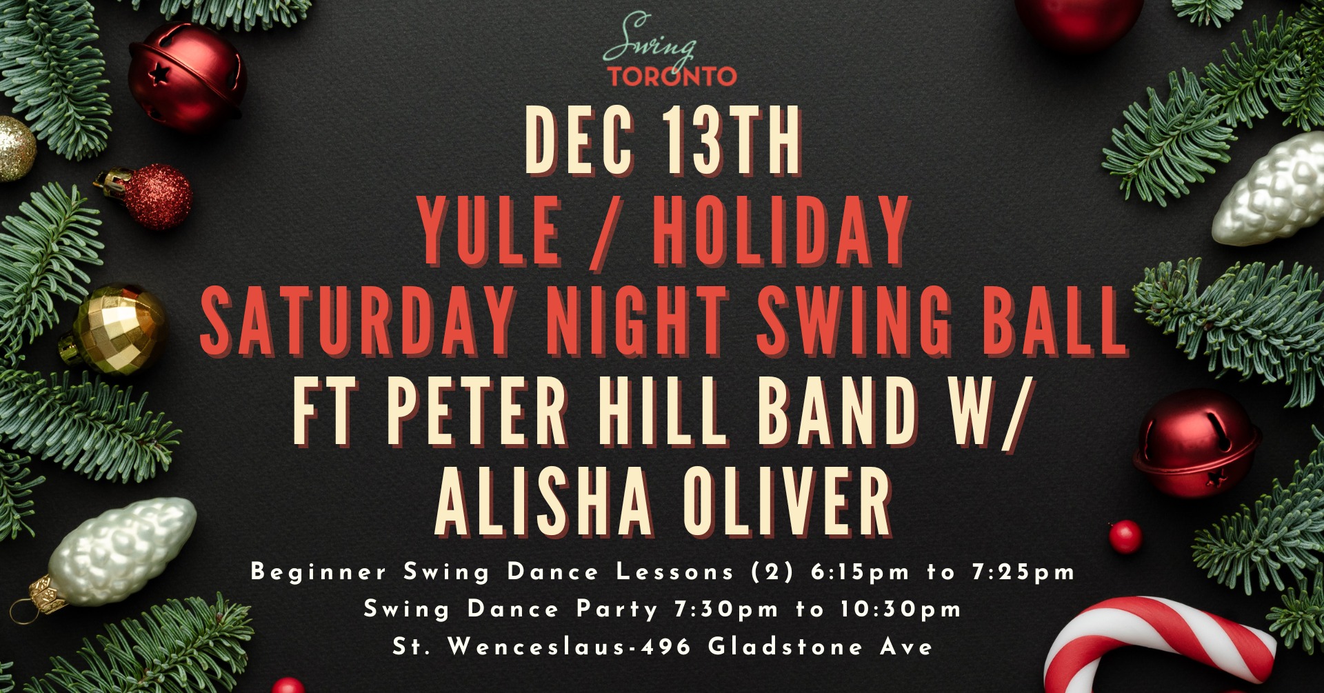 Yule Holiday Saturday Night Swing Ball! Lessons & Dance