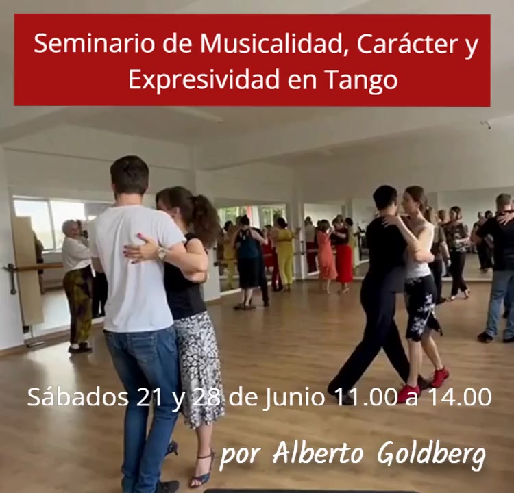 Seminario Intensivo de Musicalidad, Carácter y Expresividad en Tango