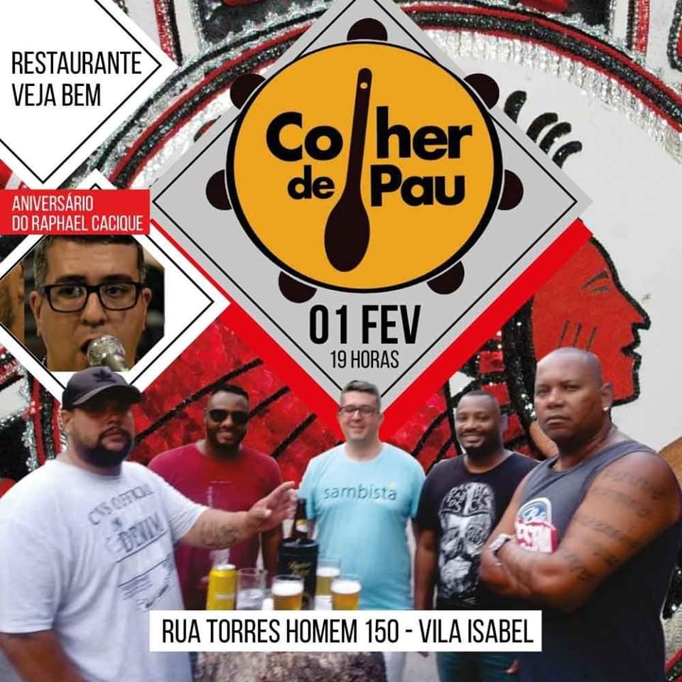 Samba Da Colher De Pau No Veja Bem!