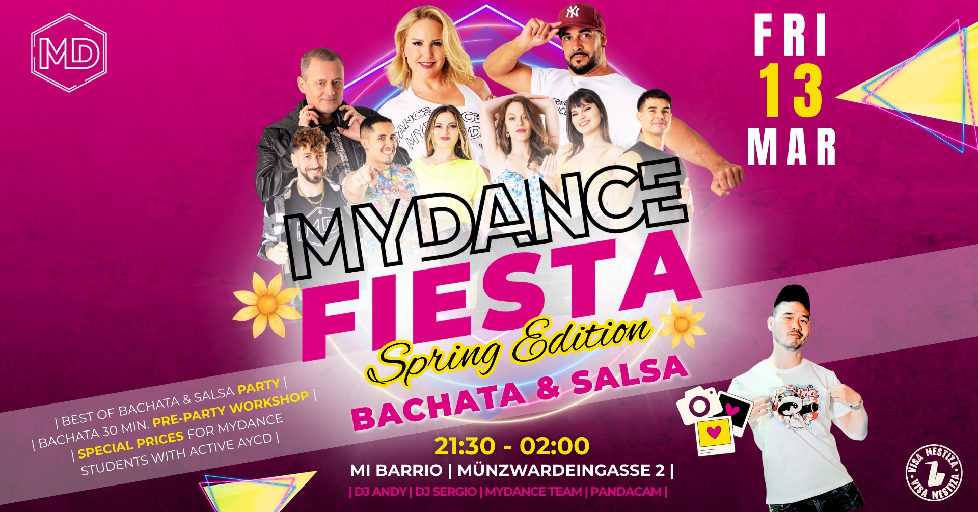 MYDANCE FIESTA - Bachata & Salsa 13. MAR