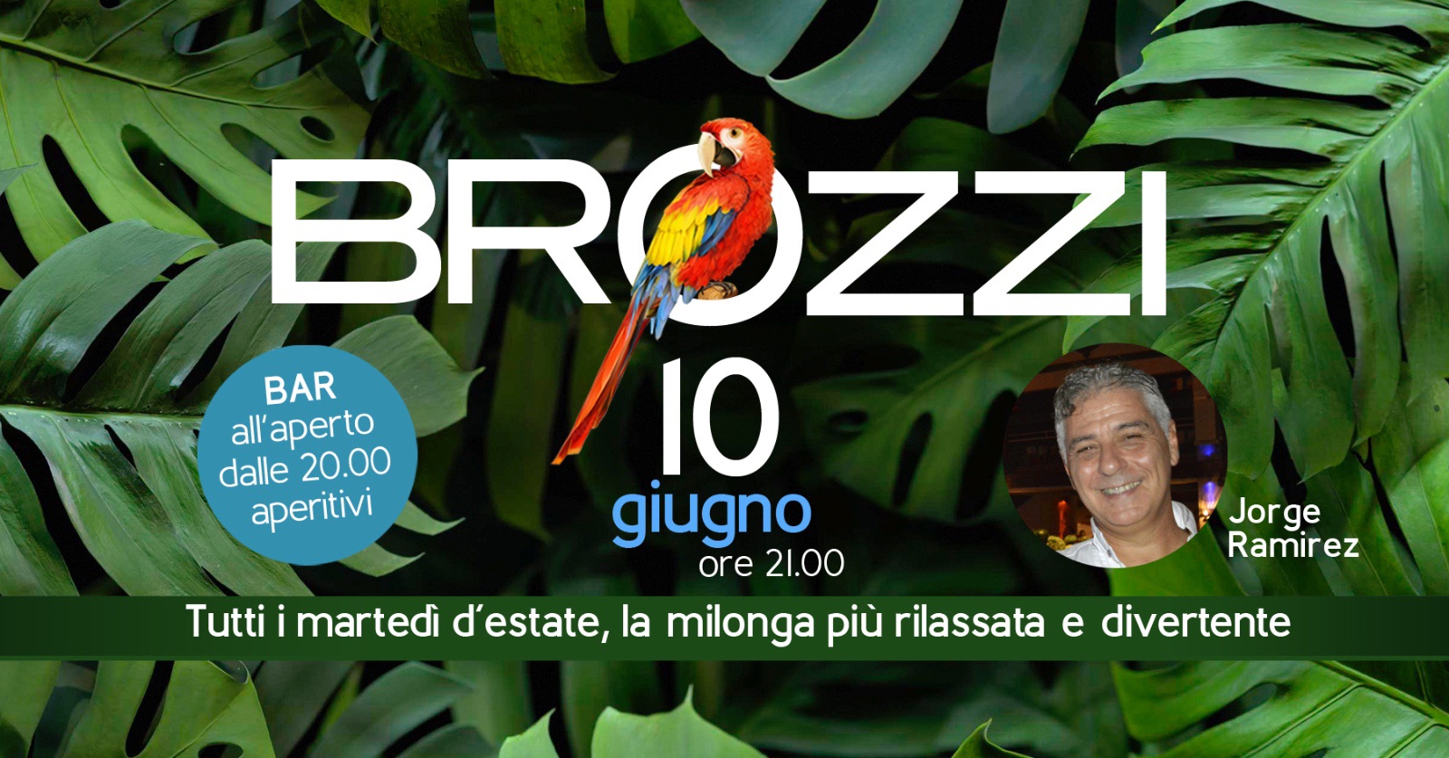 FIRENZE: Milonga di Brozzi con Dj J. Ramirez 🍹🍉🦜