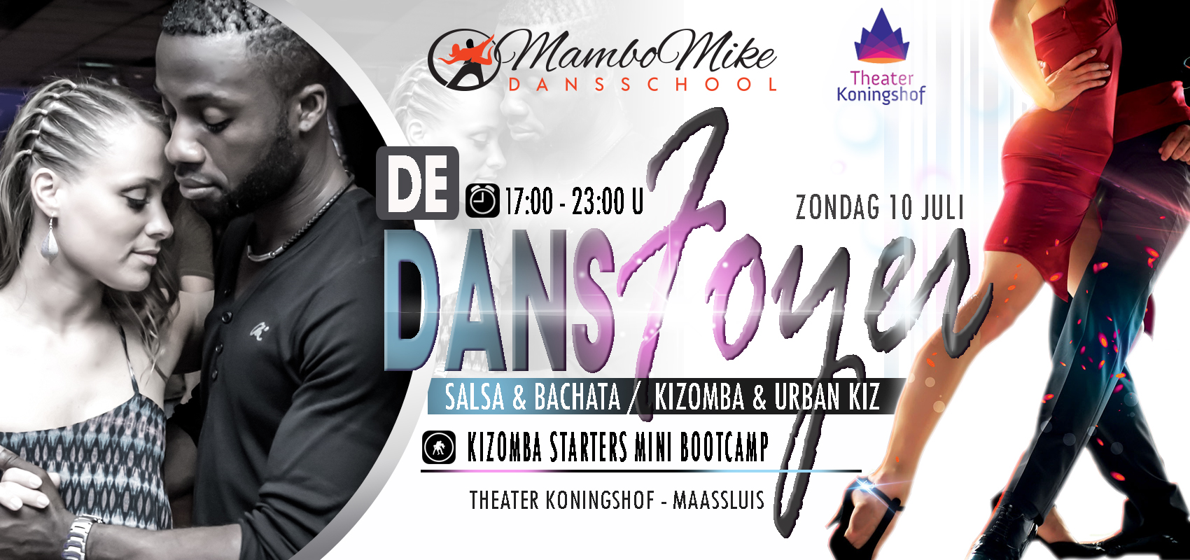 De Dansfoyer - 10 juli with Kizomba Mini Bootcamp