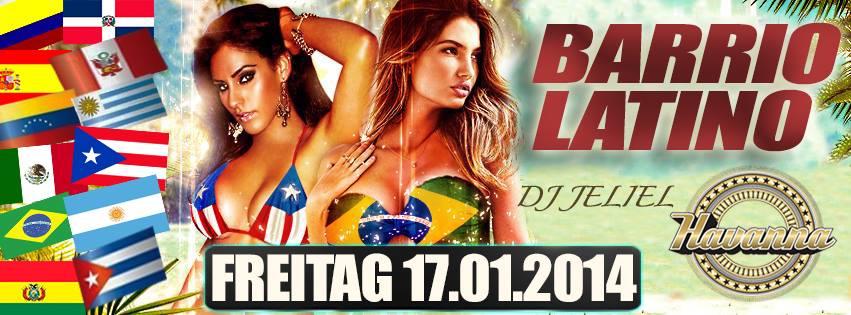 ☆ "BARRIO LATINO" FREITAG 17 JANUAR @HAVANNA-KARLSRUHE ☆