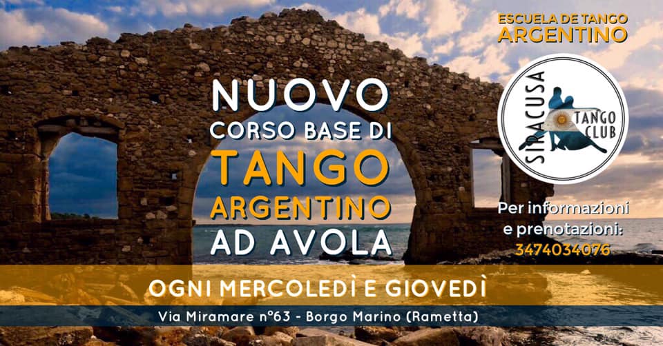 TANGO Nuovo Corso Base di Tango Argentino ad AVOLA