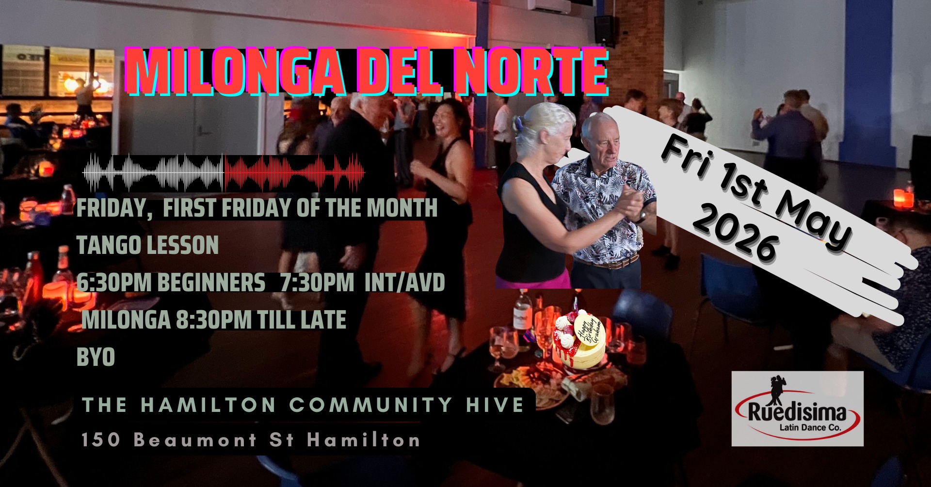 Milonga del Norte - workshop walking pivot.