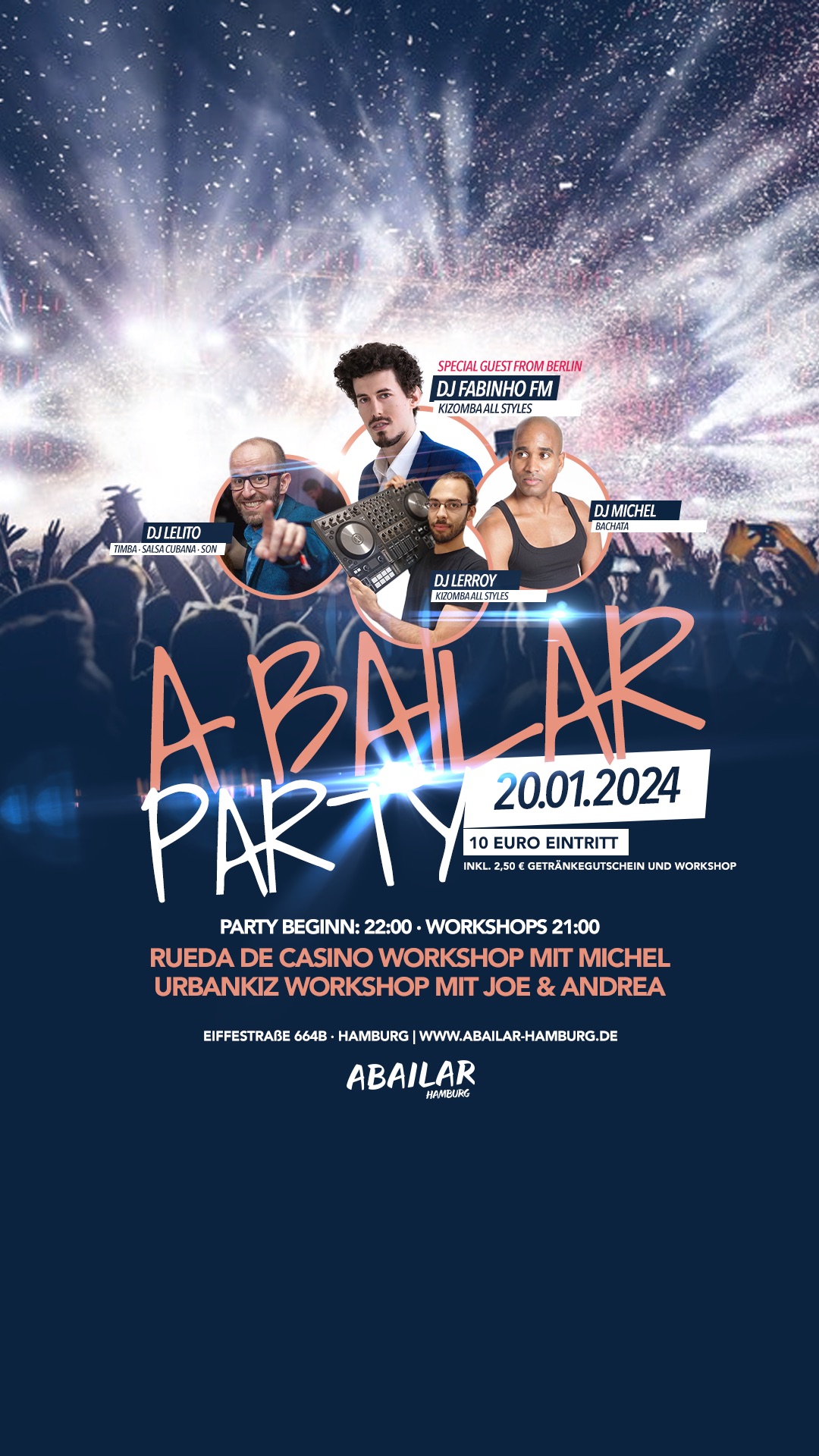 A Bailar Party - Salsa Timba Bachata Kizomba