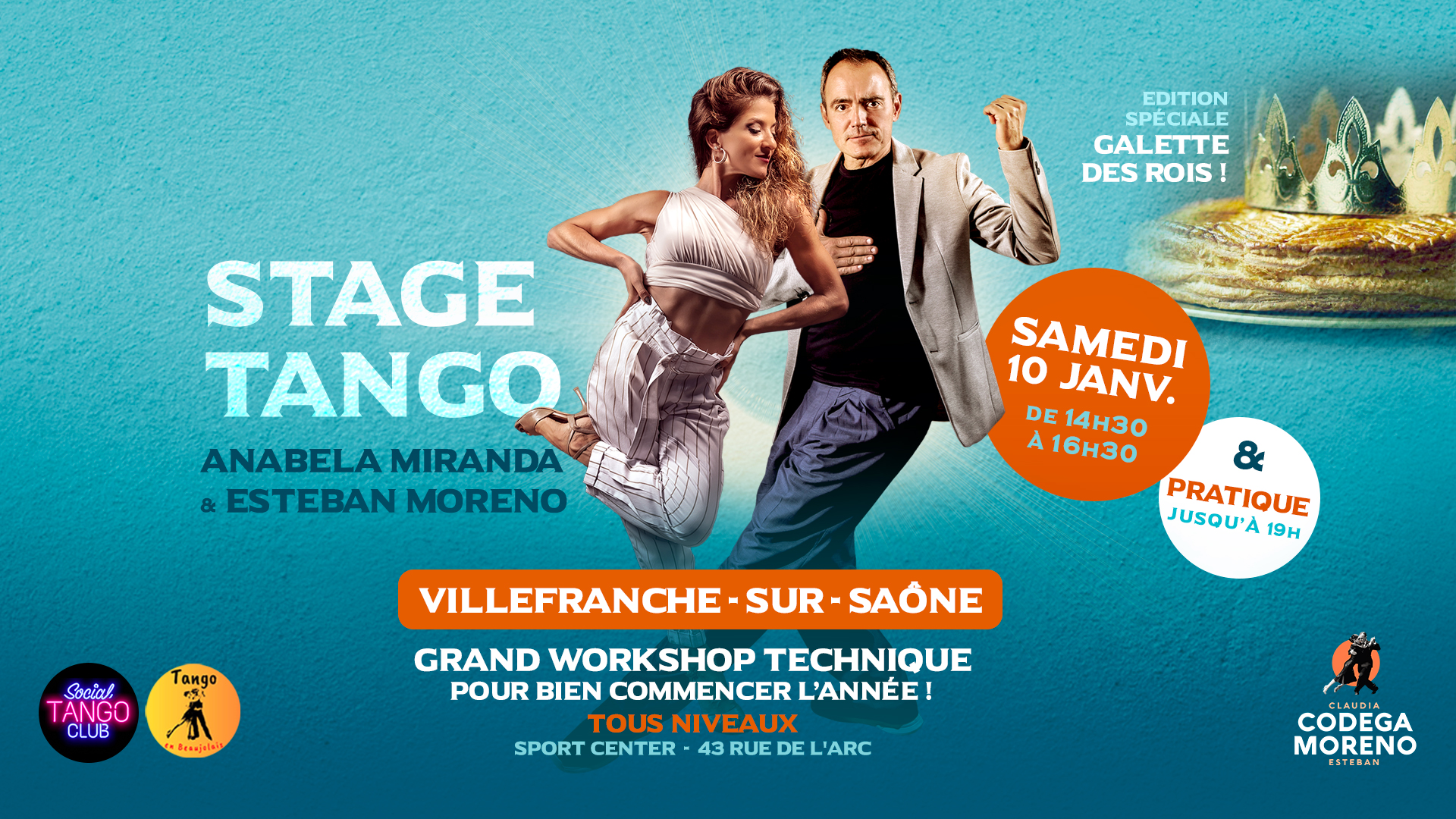 ✨ STAGE TANGO ✨ Villefranche-sur-Saône