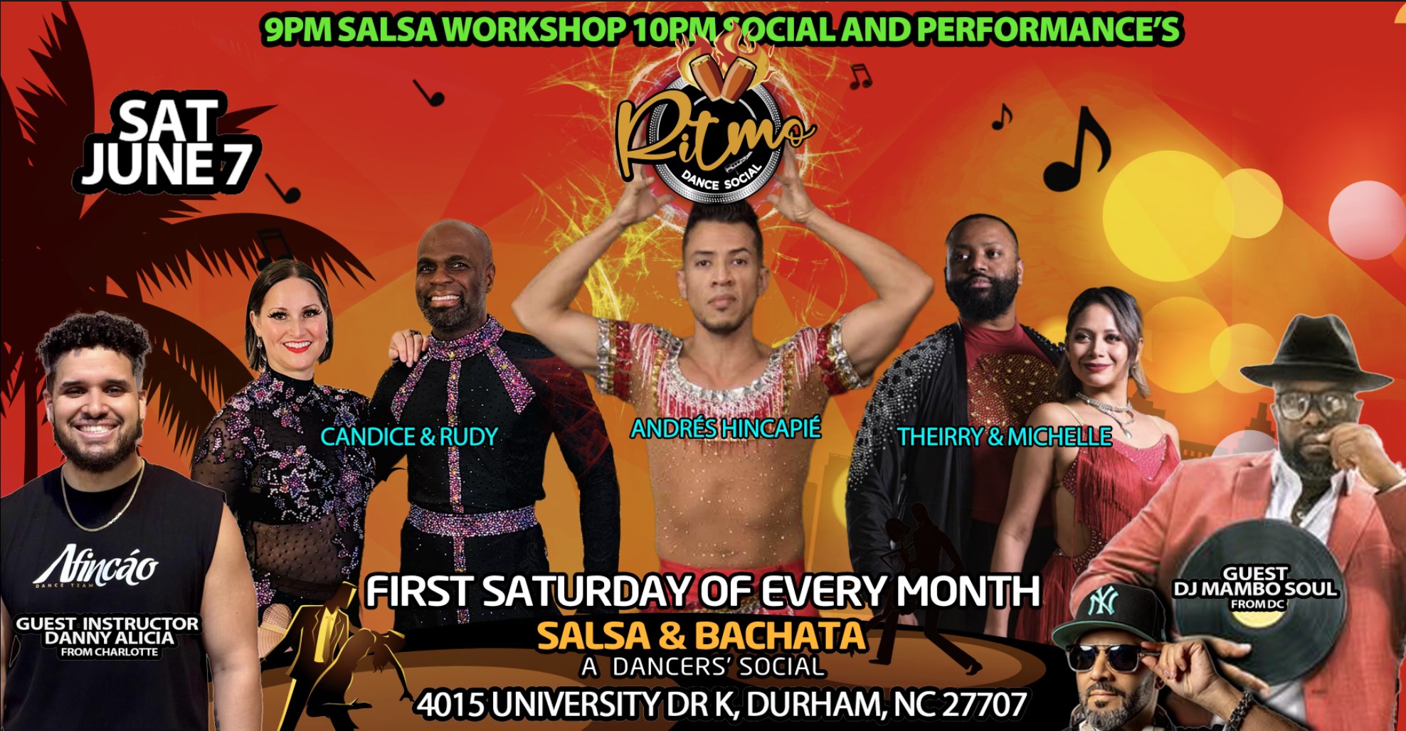 Ritmo Dance Social. Let the music move you!