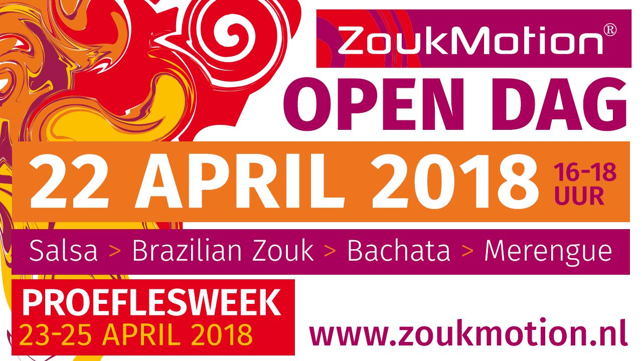 Open Dag ZoukMotion - gratis workshops Salsa, Zouk & Bachata