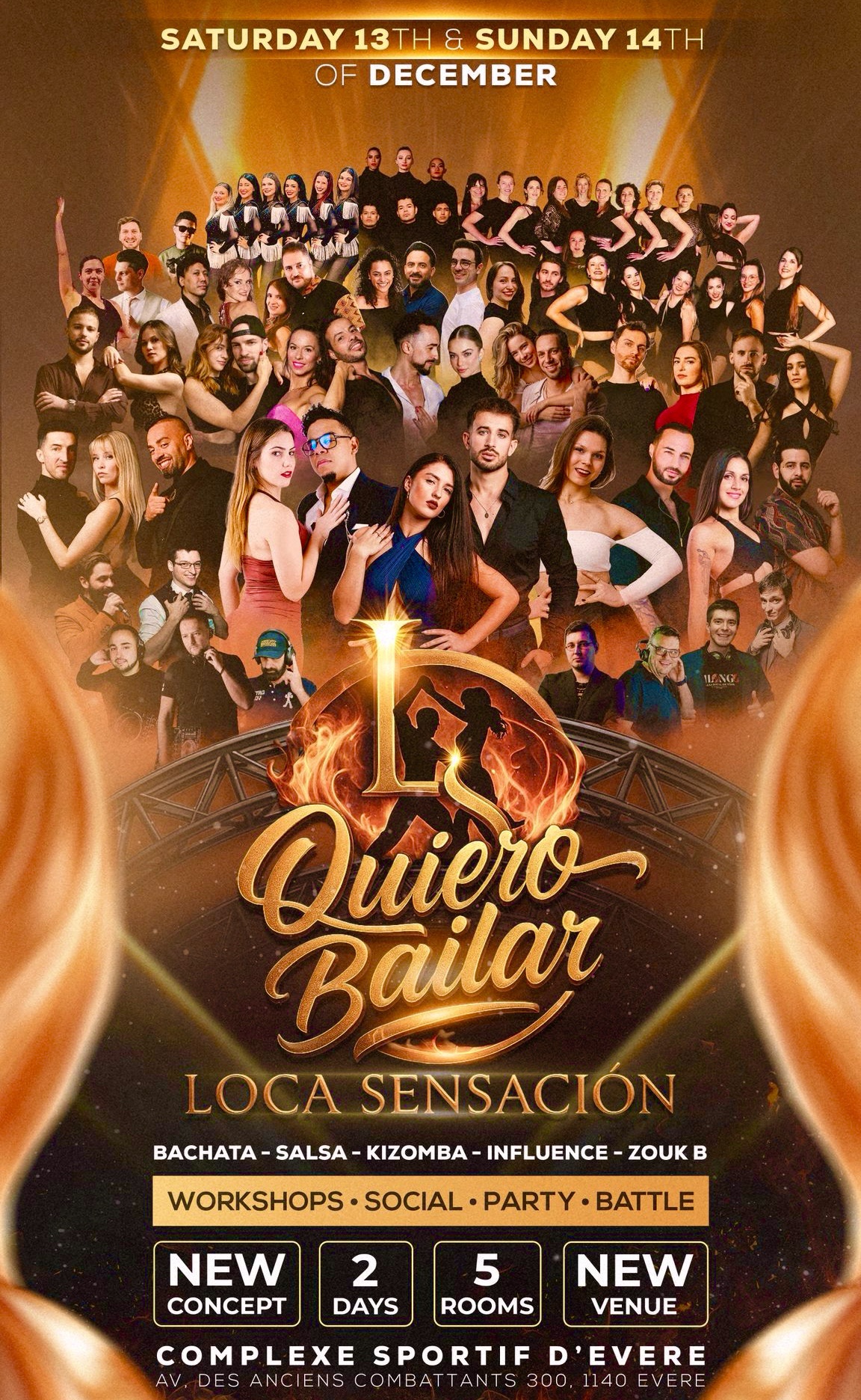 QuieroBailar Feat Loca Sensacion - Salsa Bachata Zouk Kizomba Mega Gala