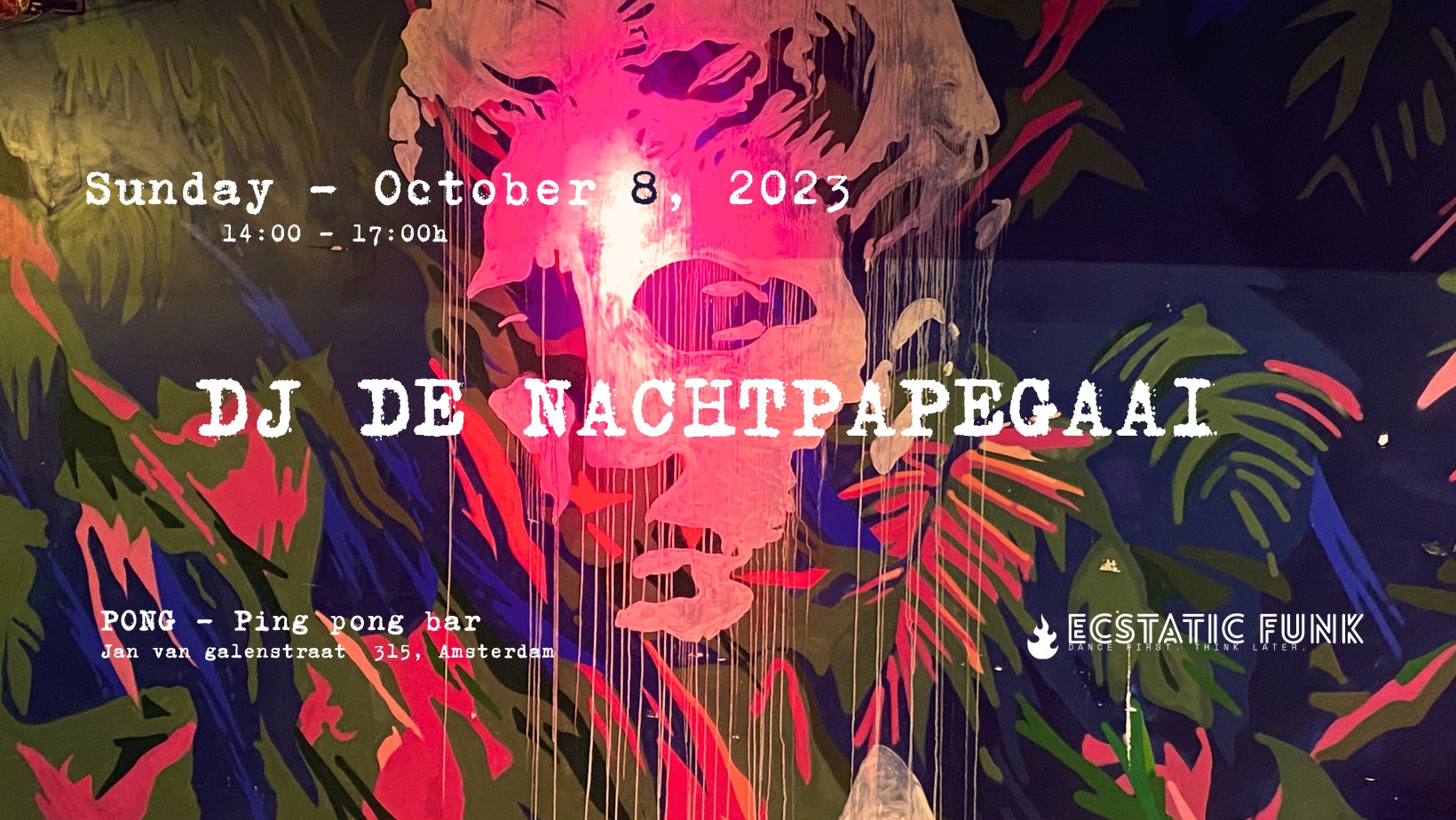ECSTATIC FUNK w DE NACHTPAPEGAAI π₯