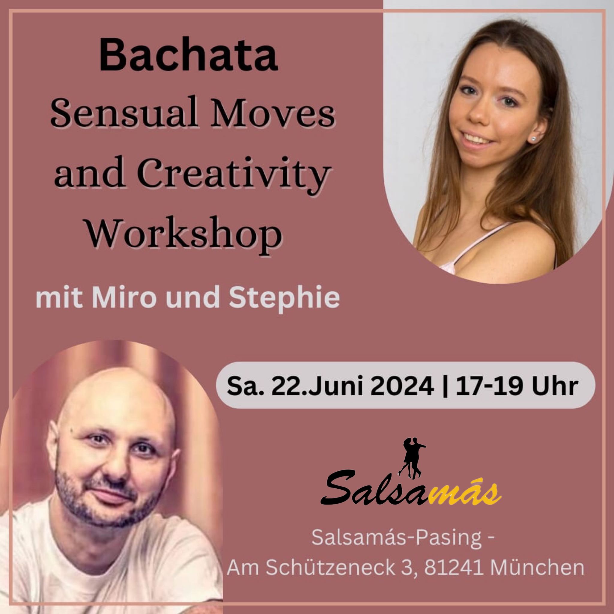 BACHATA SENSUAL MOVES & CREATIVITY WIRKSHOPS