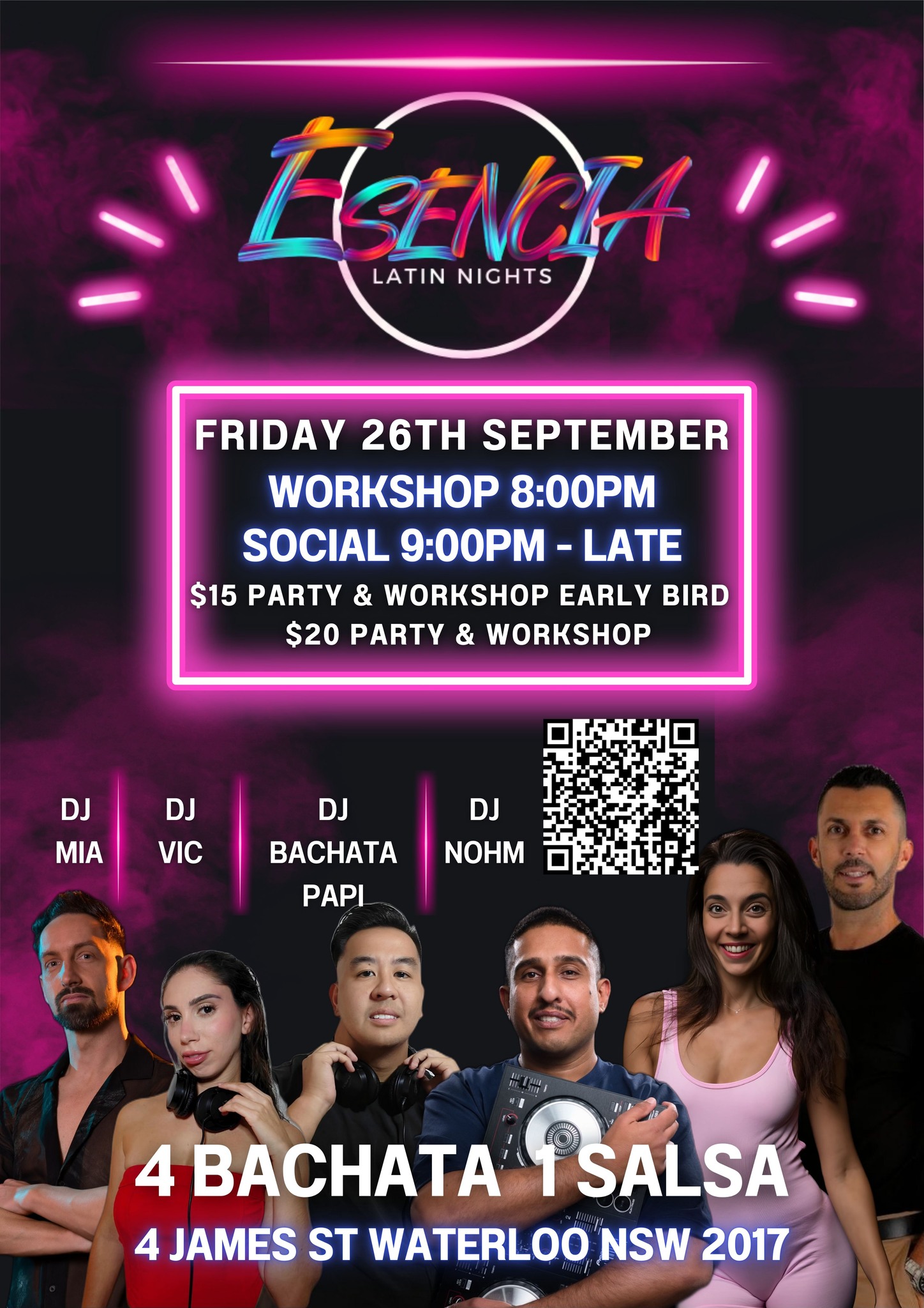 π΄β¨ Esencia Latin Nights β¨ποΈ FRIDAY 26 SEPTEMBER