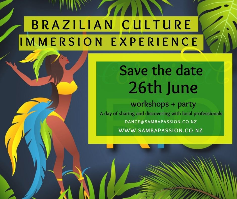 NZ Brazilian Culture Immersion Experience- workshops + Party