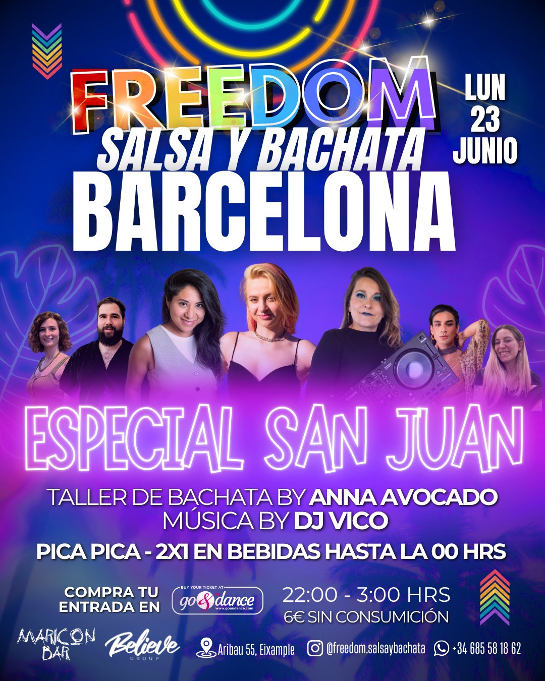 Freedom Salsa y Bachata Edición Especial San Juan