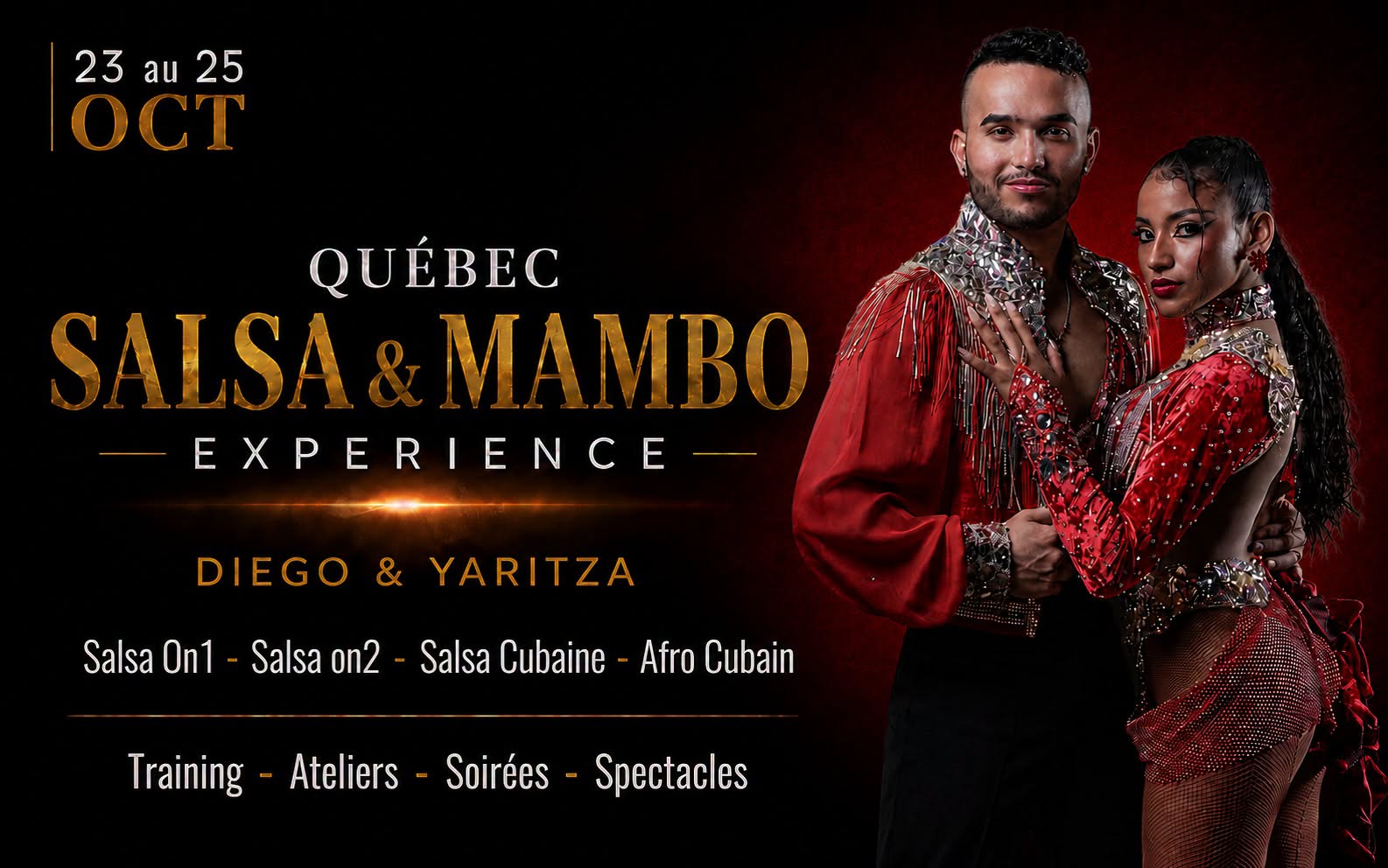 Salsa & Mambo Expérience - 2e Édition Québec 23 au 25 Octobre