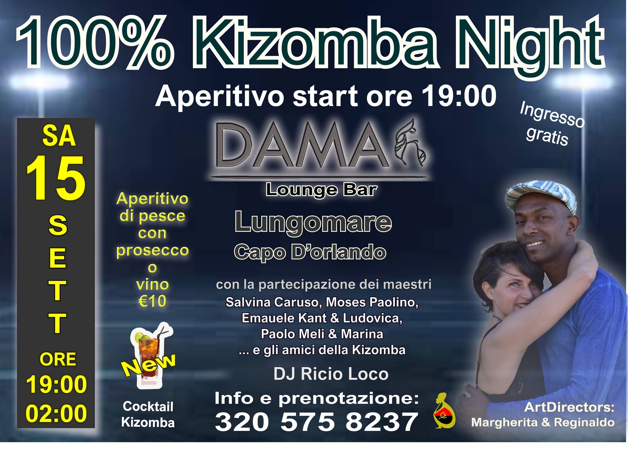 Kizomba Night a Capo D'orlando-Me Save the Date