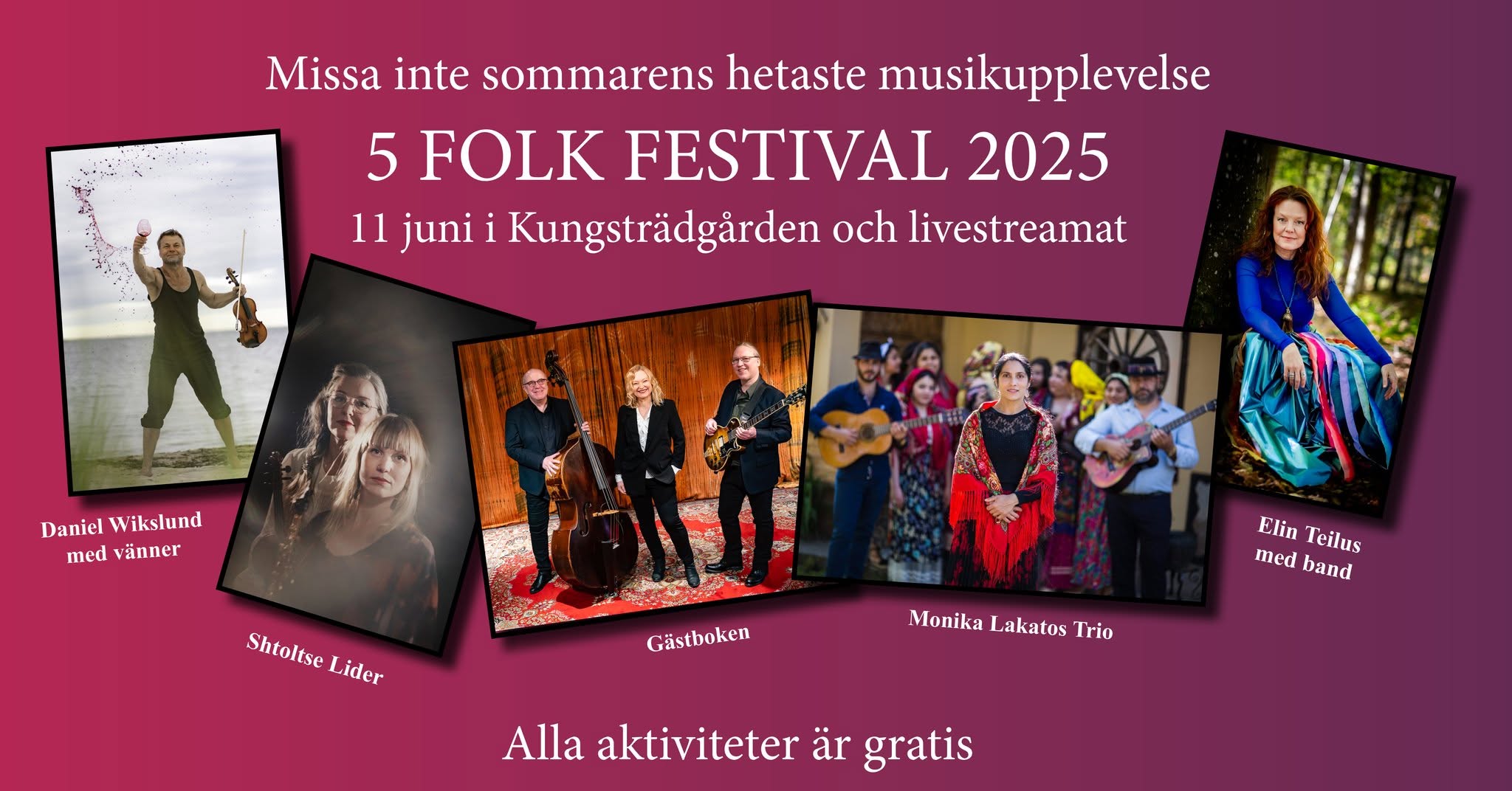 5 Folk Festival 11 juni 2025