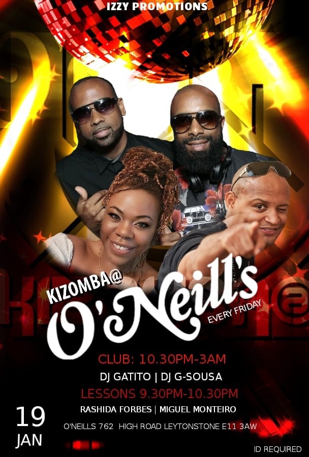 Kizomba Fridays @oneills