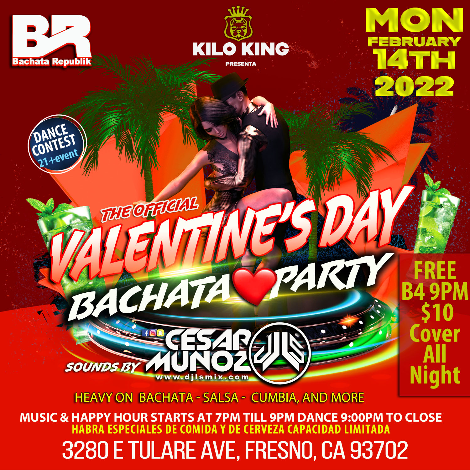 Official Valentin's Day Bachata Love Party!