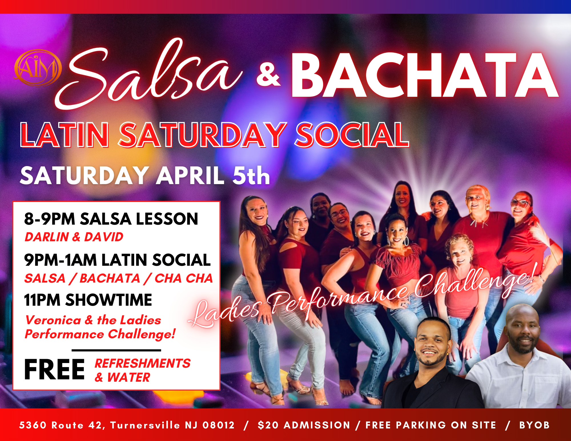 Latin Social at AIM - Ladies Performance Challenge!
