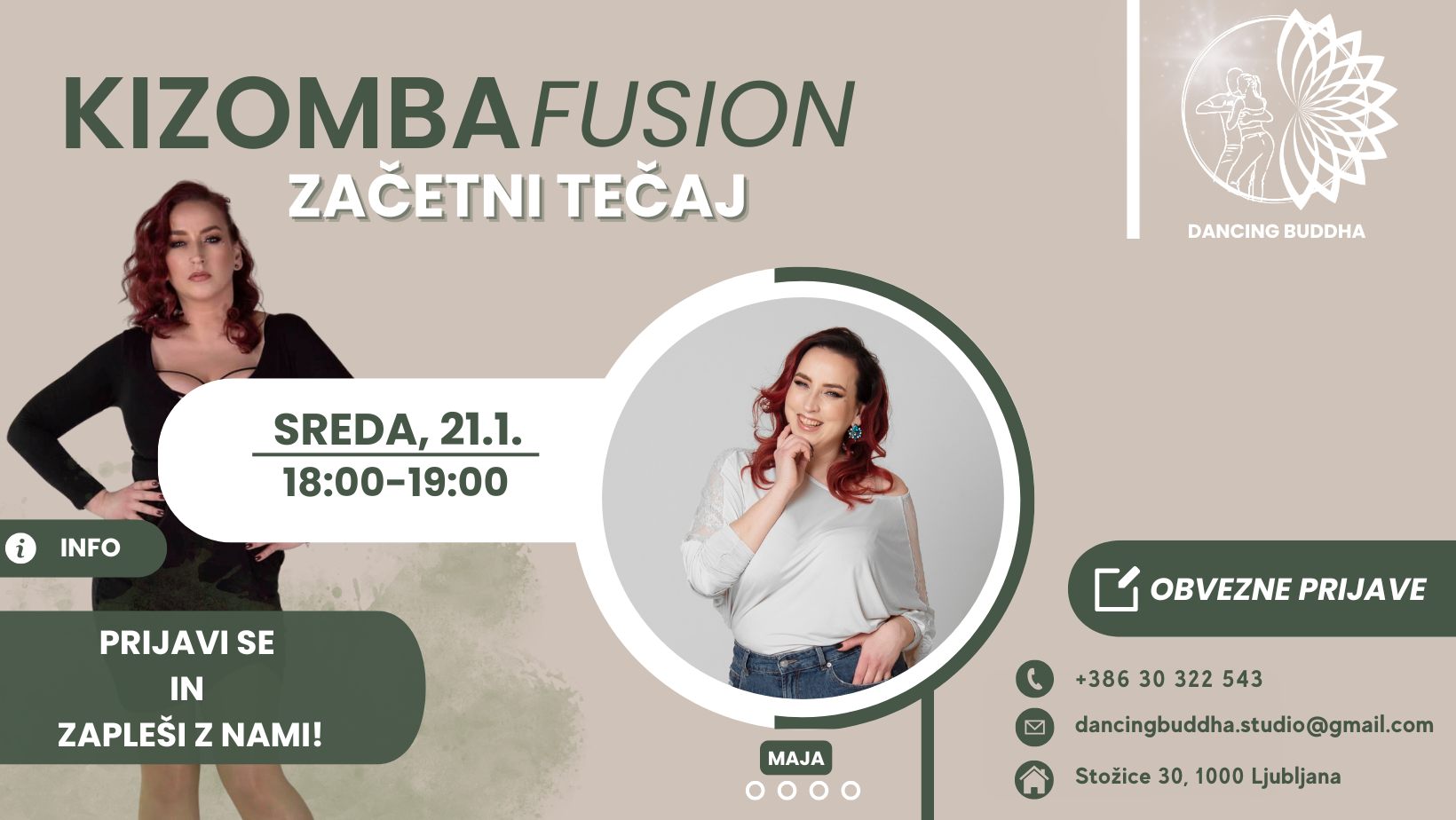 KIZOMBA FUSION ZAČETNI TEČAJ