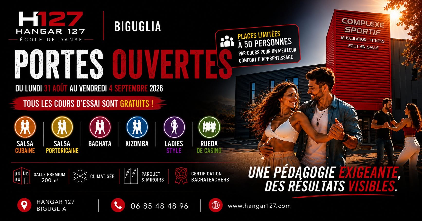 PORTES OUVERTES HANGAR 127 2026 2027