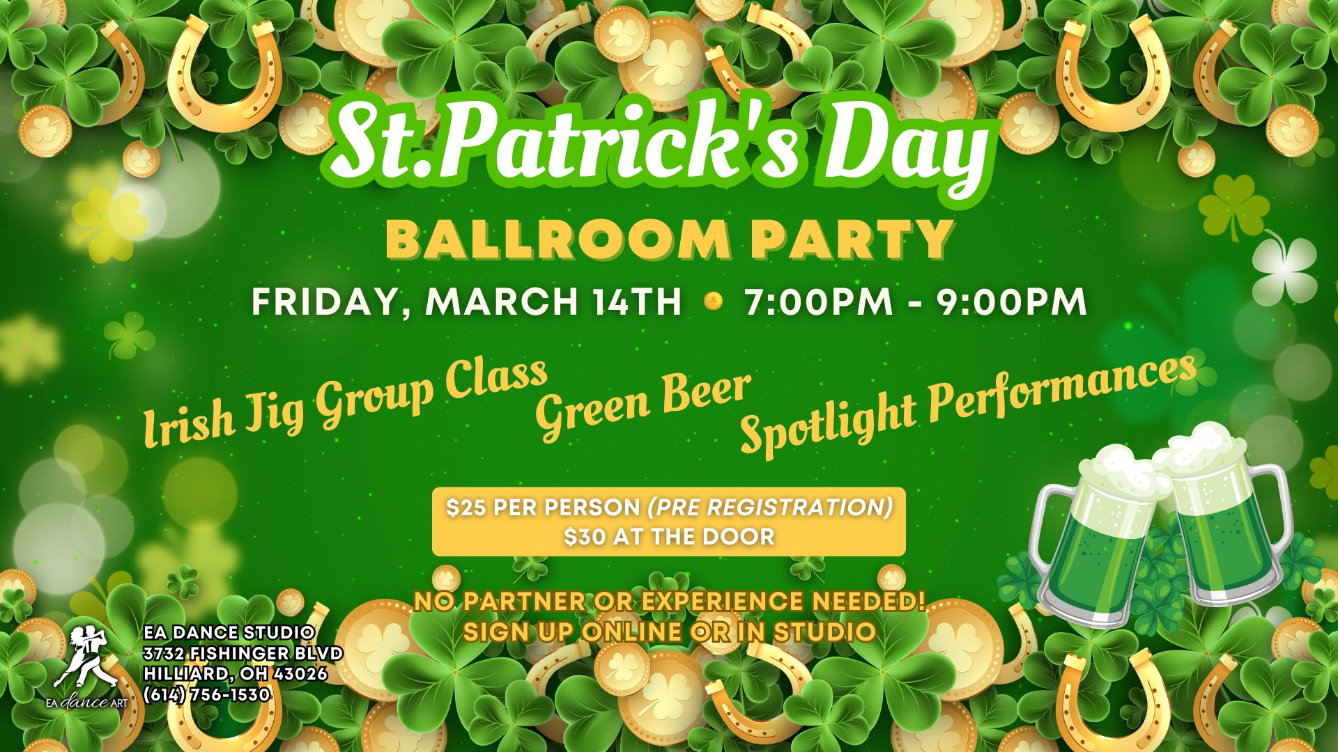 St. Patrick's Day Ballroom Party