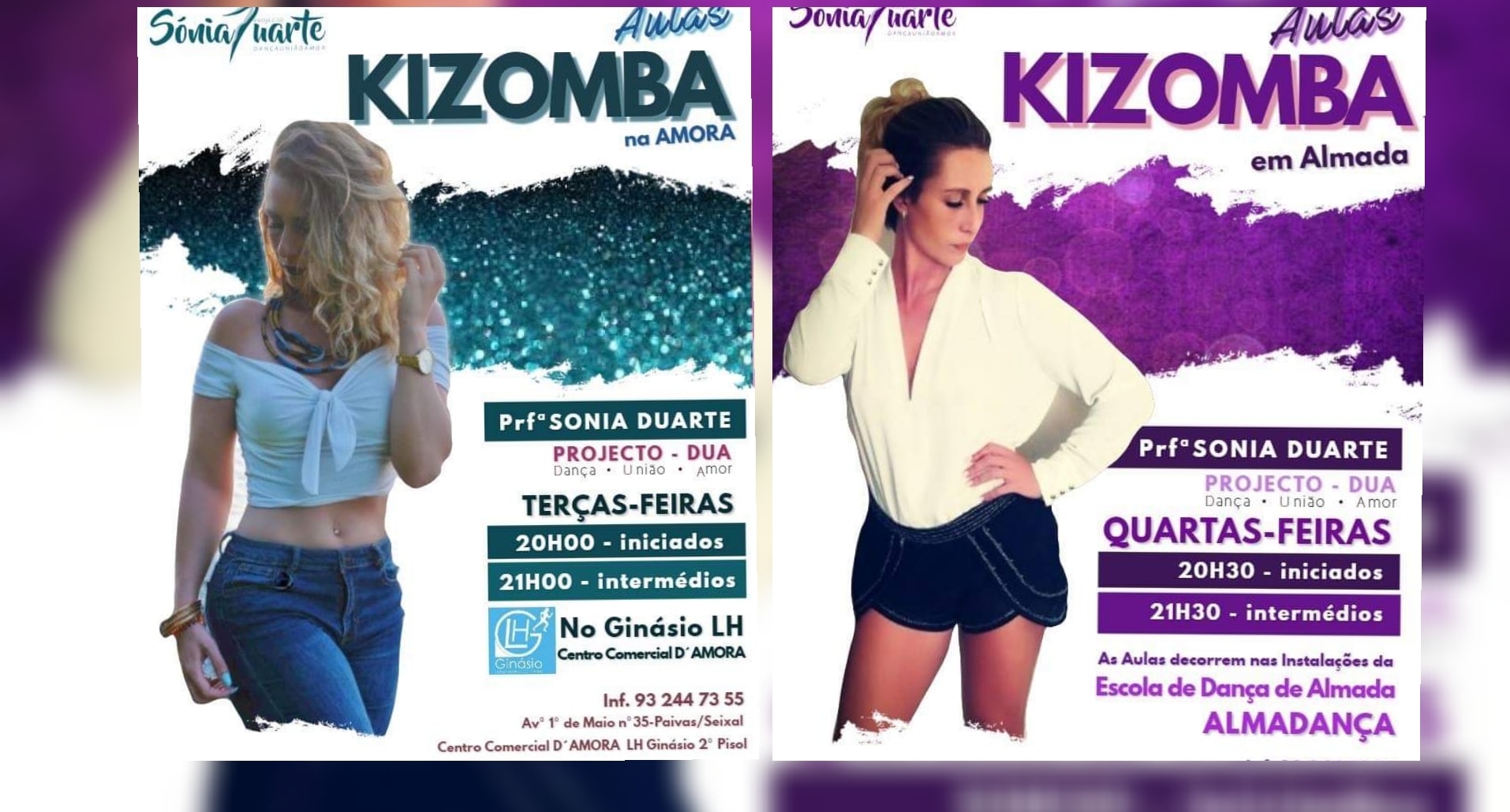 Novas turmas Kizomba Iniciados -Amora e Almada