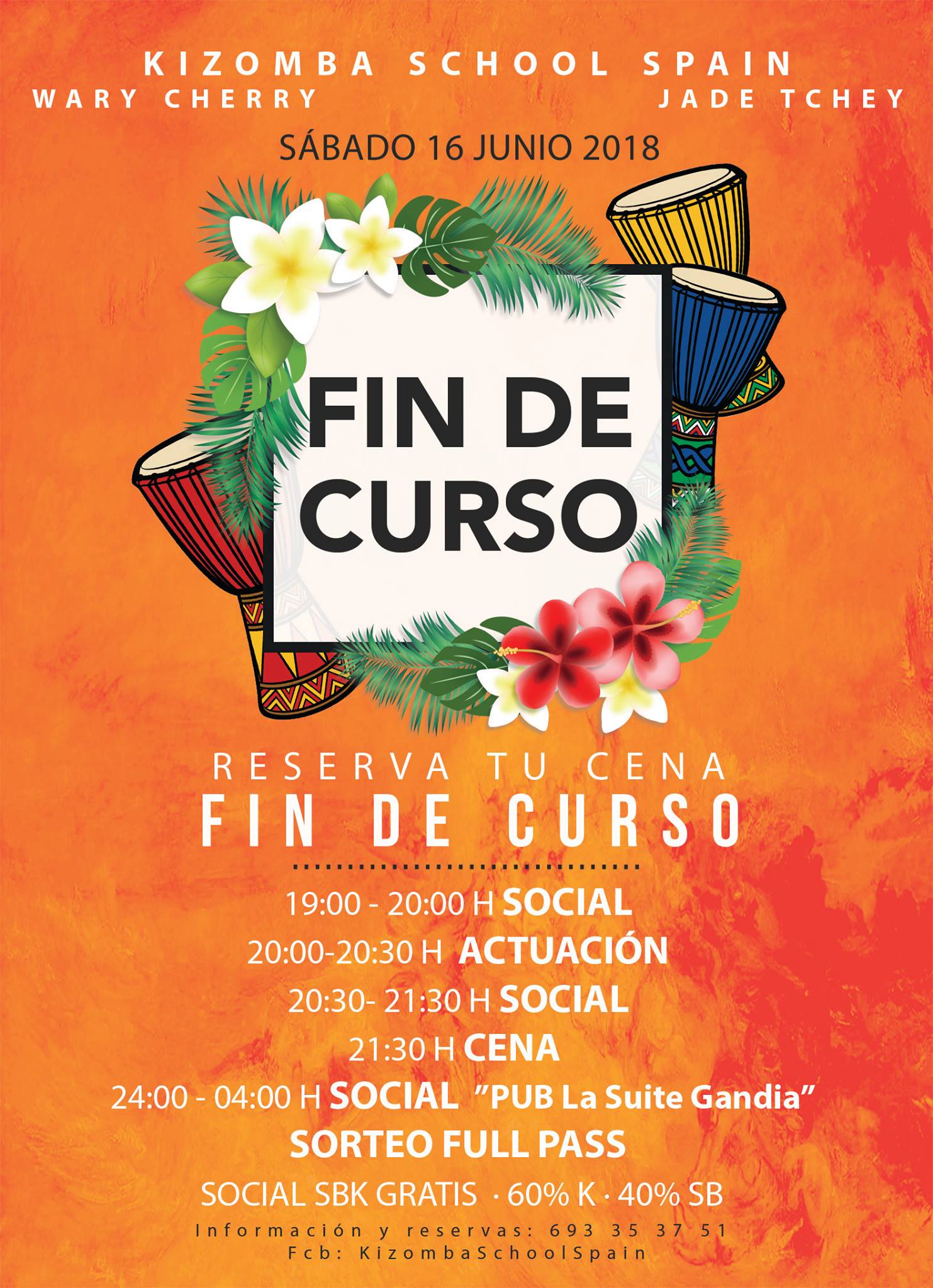 Fin de Curso Kizomba School Spain