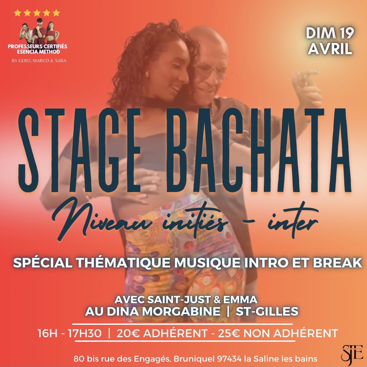 Stage BACHATA spécial "Intro et Break" - Niveau initiés inter
